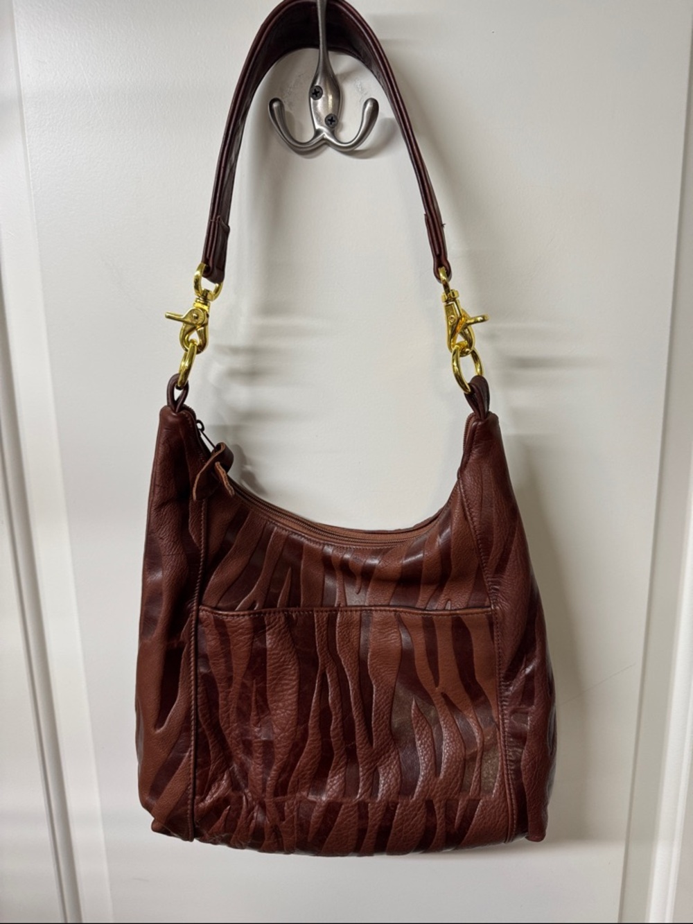 Brown Leather Shoulder Bag - Classic Women’s Hobo
